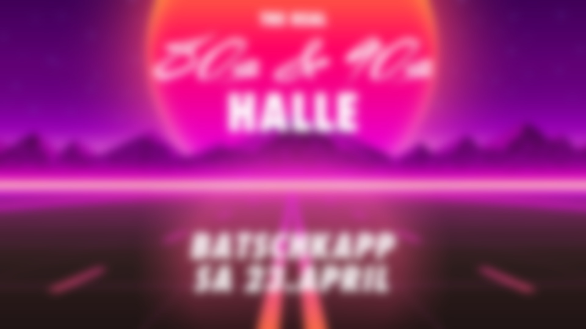 The Real 80s & 90s Halle – 23.04.2022 – Batschkapp Frankfurt Frankfurt am Main - 23.04.2022