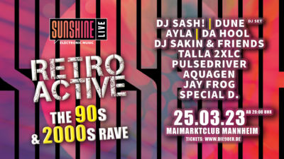 Sunshine Live Retroactive "The 90s Rave"
